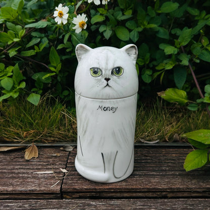 Custom Handmade Ceramic Cat Urn