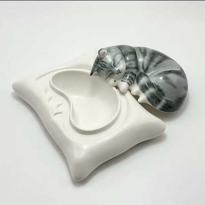 Serene Slumber Handmade Cat Urn