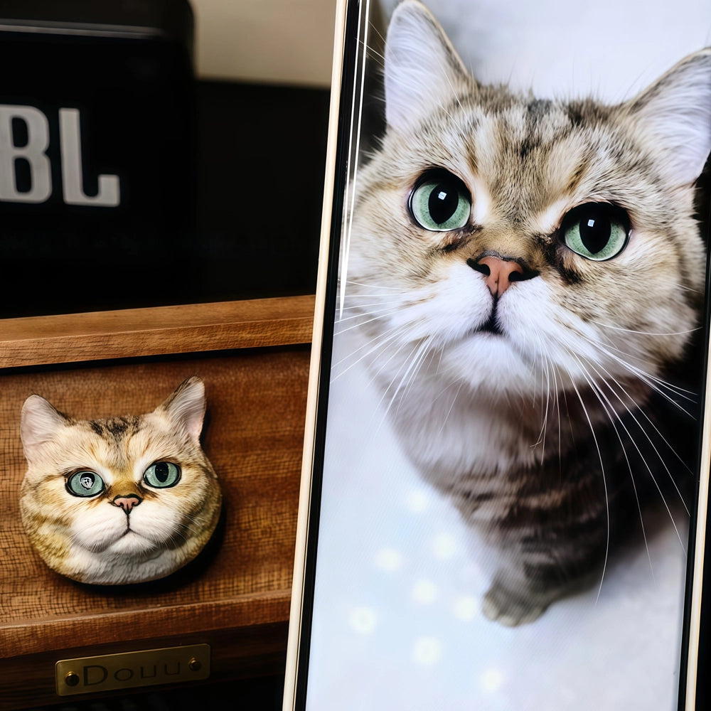 Time Recalled Cat &Dog Sculpture