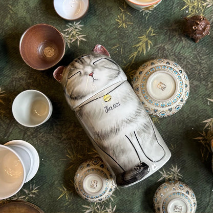 Custom Handmade Ceramic Cat Urn