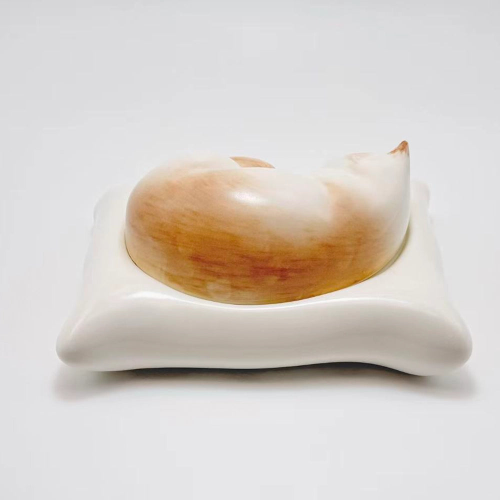 Serene Slumber Handmade Cat Urn