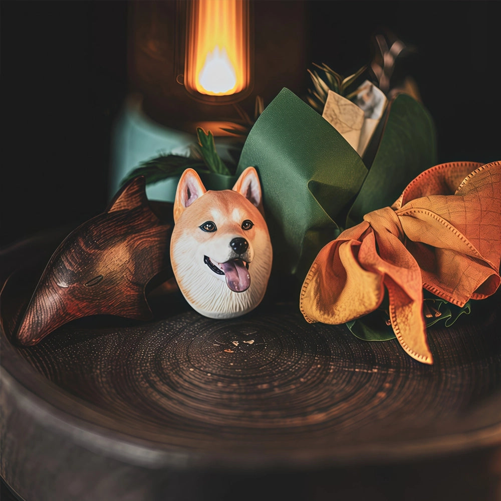 Time Recalled Cat &Dog Sculpture