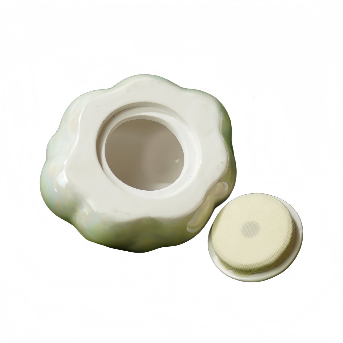 Luminous Glaze Cat Urn