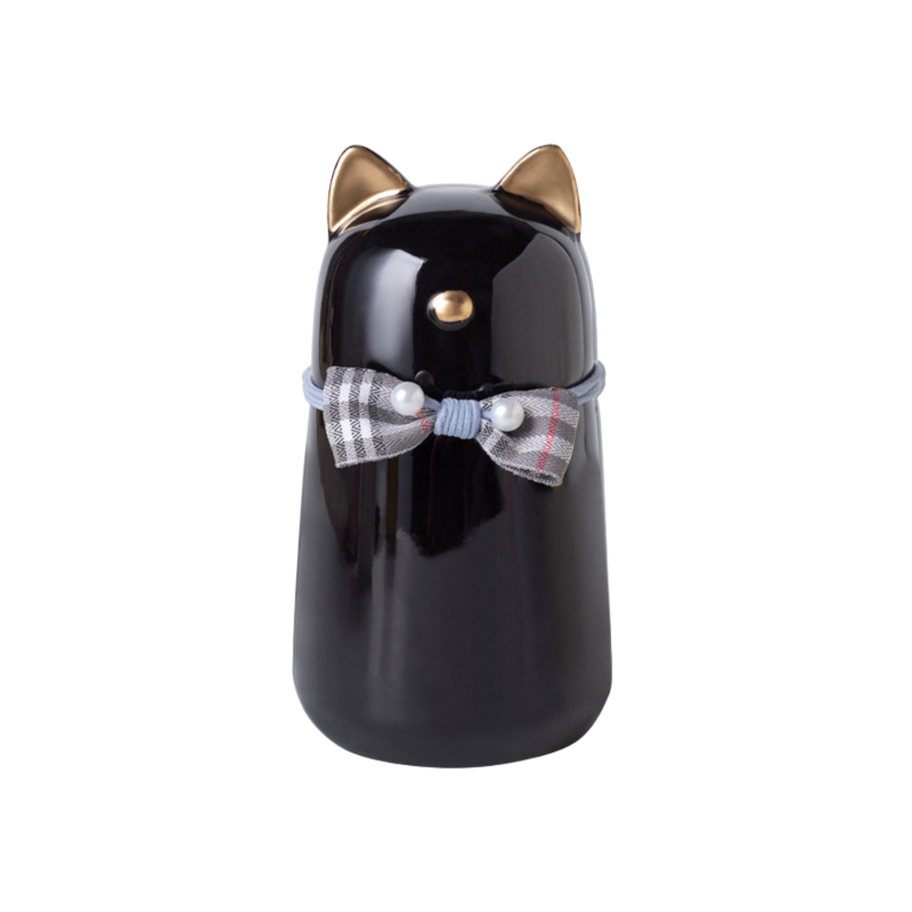 Bowknot Ceramic Cat Urn
