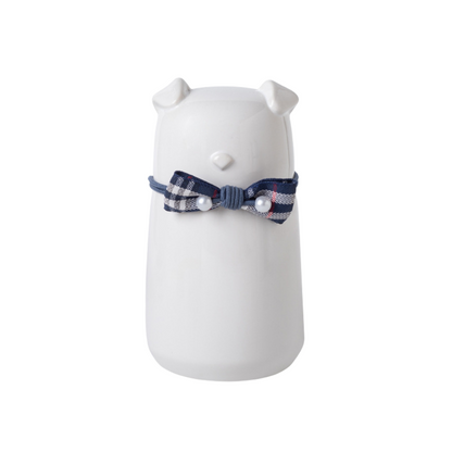 Bowknot Ceramic Dog Urn