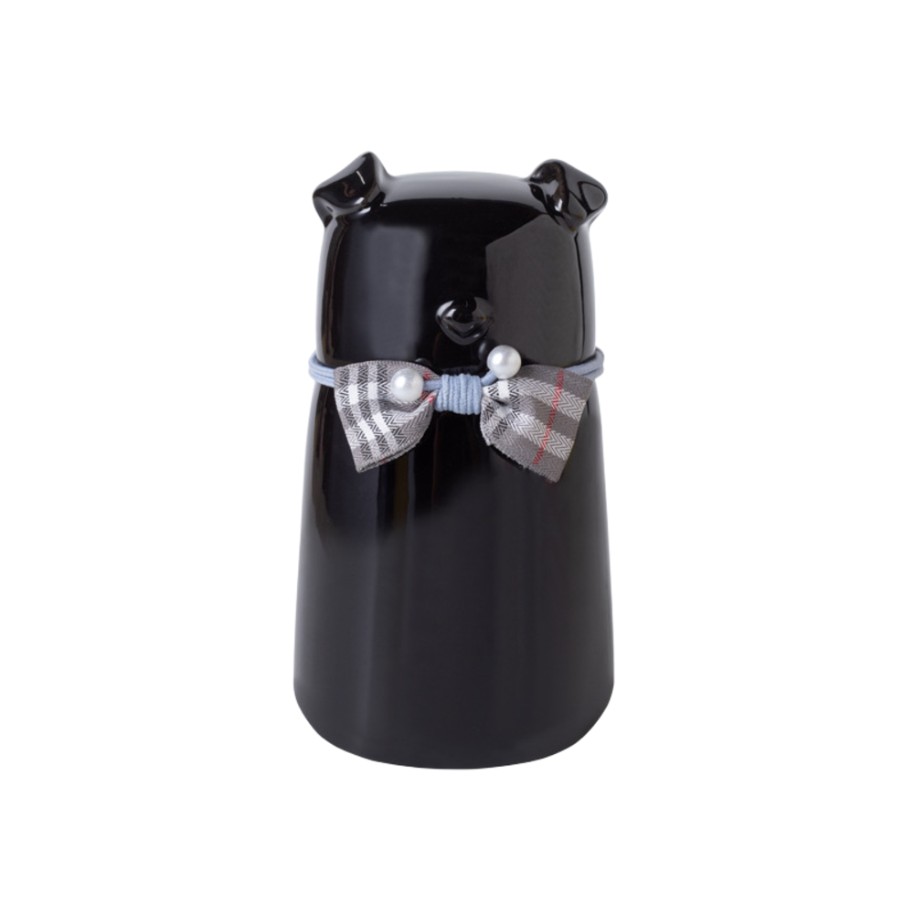 Bowknot Ceramic Dog Urn