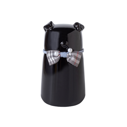 Bowknot Ceramic Dog Urn
